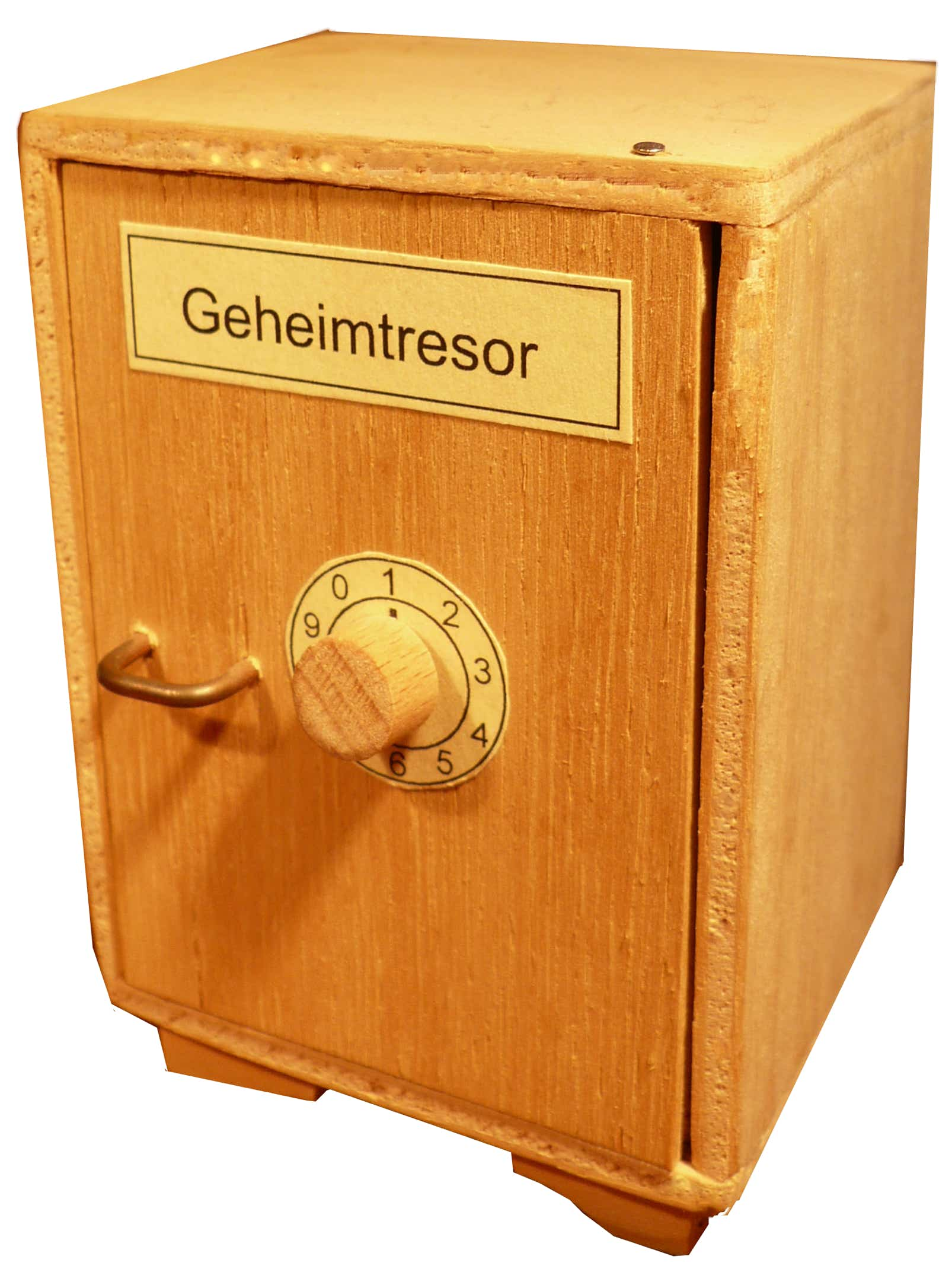 Werkaufgabe mit Werkstoff Holz: Geheimtresor