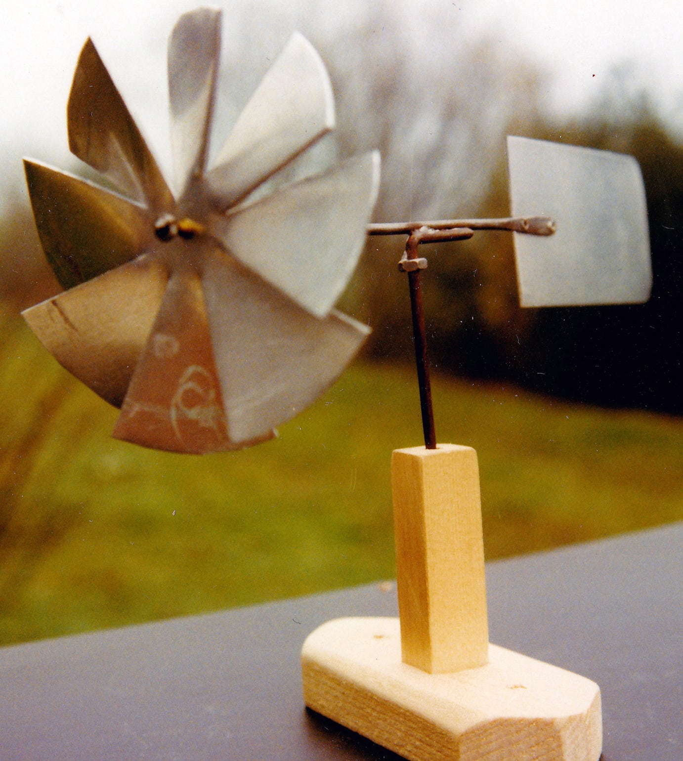 Werkaufgabe mit dem Werkstoff Metall: Windturbine
