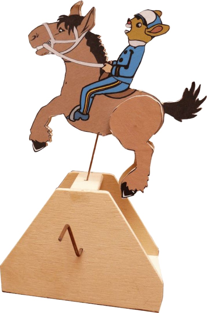 Werkaufgabe mit Werkstoff Holz: Pferd und Reiter