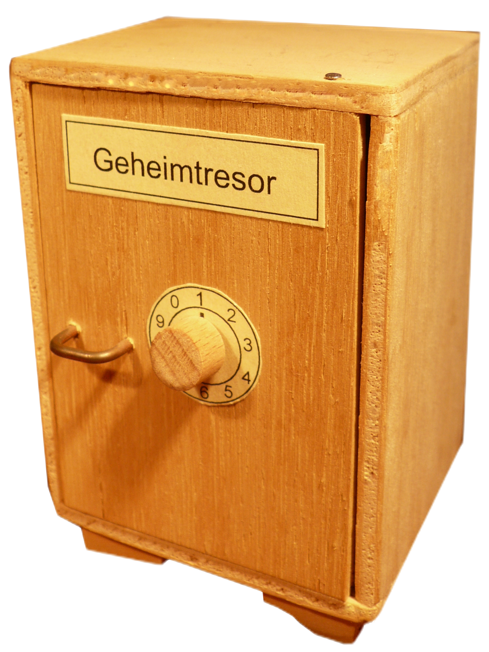 Werkaufgabe mit Werkstoff Holz: Geheimtresor