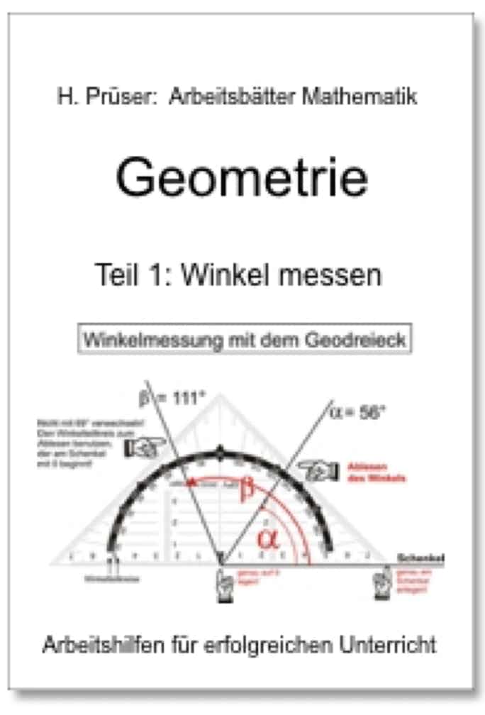 Geometrie Arbeitsblätter: Winkel messen