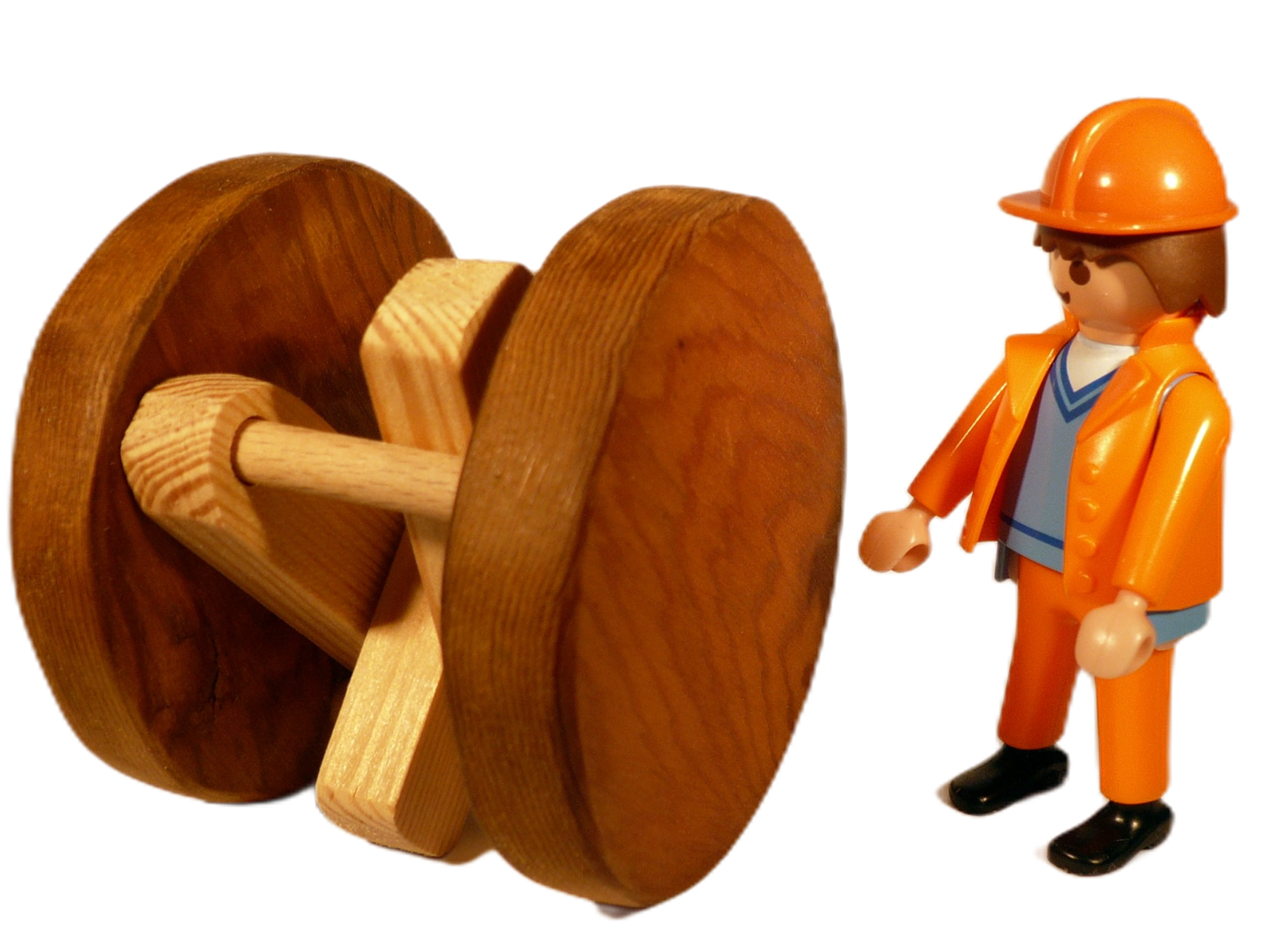 Werkaufgabe mit Werkstoff Holz:   Klapperrolle (Spielzeug aus Holz)